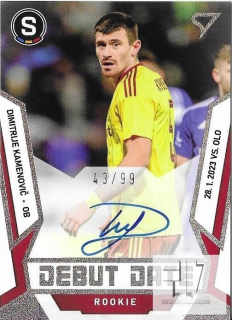 F:L.22/23 (2.S.) LIMITED AUTO DEBUT DATE ROOKIE - Kamenovič #43/99